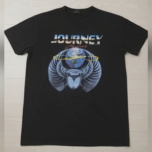 Abercrombie & Fitch Vintage Style Black Graphic Journey Tour Tee Size S